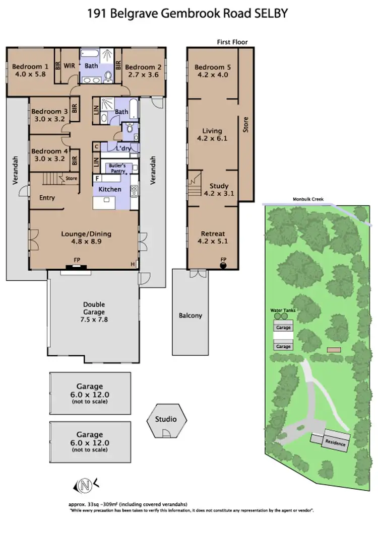Floorplan of Homely house listing, 191 Belgrave-Gembrook Road, Selby VIC 3159