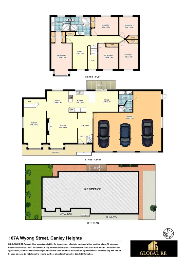 Floorplan of Homely house listing, 107A Wyong St, Canley Heights NSW 2166