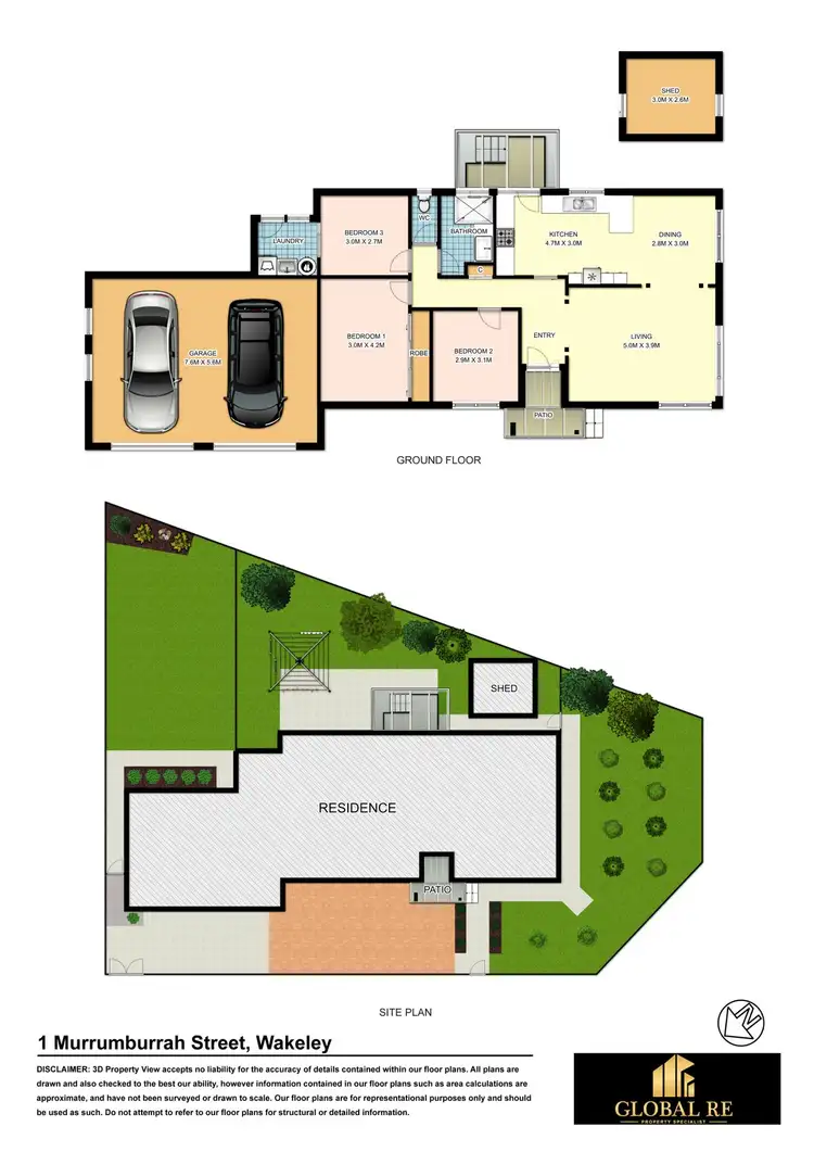 Floorplan of Homely house listing, 1 Murrumburrah Street, Wakeley NSW 2176