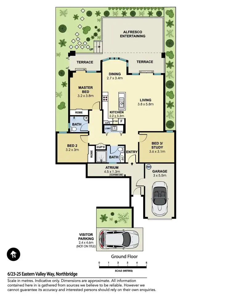 Floorplan of Homely unit listing, 6/23-25 Eastern Valley Way, Northbridge NSW 2063