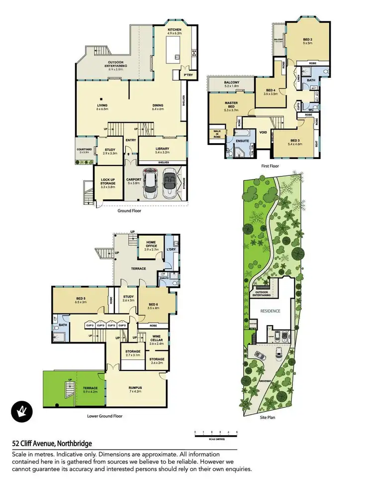 Floorplan of Homely house listing, 52 Cliff Avenue, Northbridge NSW 2063