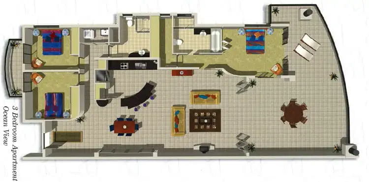 Floorplan of Homely unit listing, 15/103 Vasey Esplanade, Trinity Beach QLD 4879