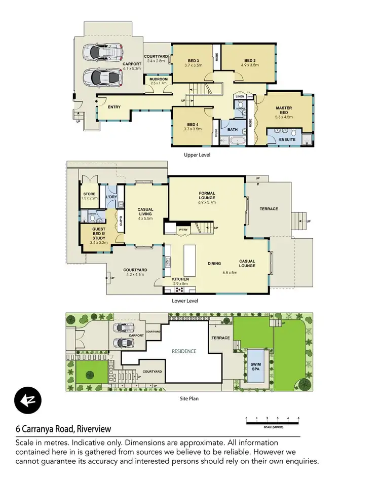 Floorplan of Homely house listing, 6 Carranya Road, Riverview NSW 2066