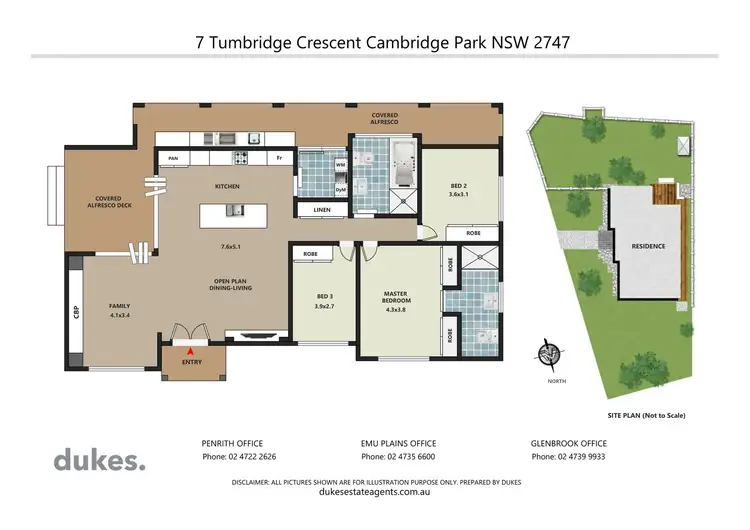 Floorplan of Homely house listing, 7 Tumbridge Crescent, Cambridge Park NSW 2747