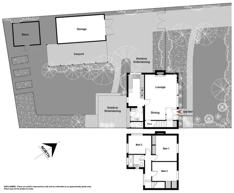Floorplan of Homely house listing, 12 Boolimba Crescent, Narrabundah ACT 2604