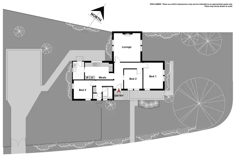 Floorplan of Homely house listing, 14 Throsby Crescent, Griffith ACT 2603