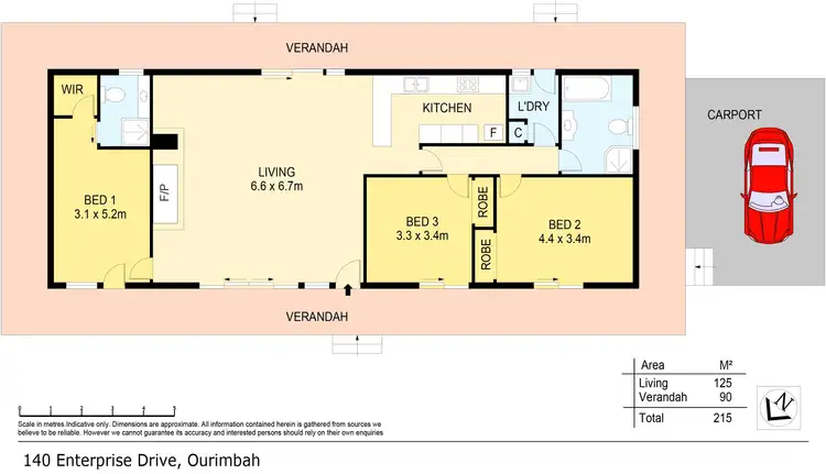 Floorplan of Homely rural property listing, 140 Enterprise Drive, Fountaindale NSW 2258
