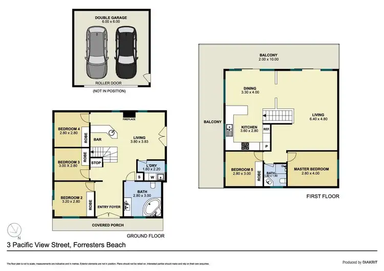 Floorplan of Homely house listing, 3 Pacific View Street, Forresters Beach NSW 2260