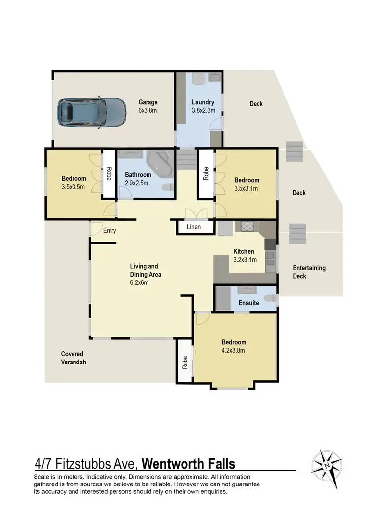 Floorplan of Homely unit listing, 4/7 Fitzstubbs Avenue, Wentworth Falls NSW 2782