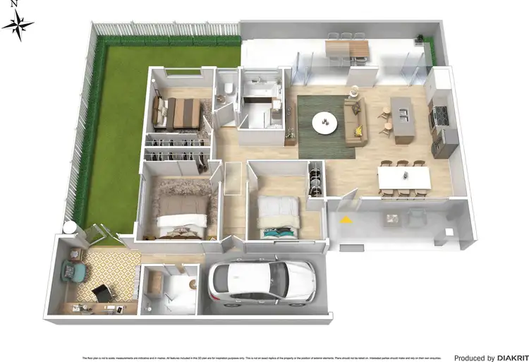 Floorplan of Homely villa listing, 9/32 Alfred Street, Ramsgate Beach NSW 2217