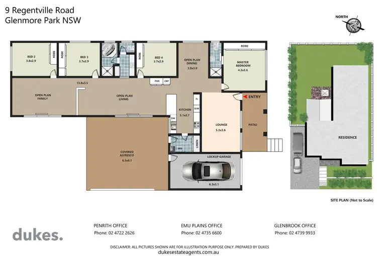 Floorplan of Homely house listing, 9 Regentville Road, Glenmore Park NSW 2745