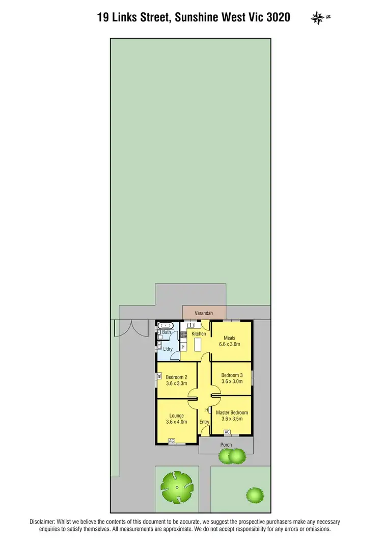 Floorplan of Homely house listing, 19 Links Street, Sunshine West VIC 3020