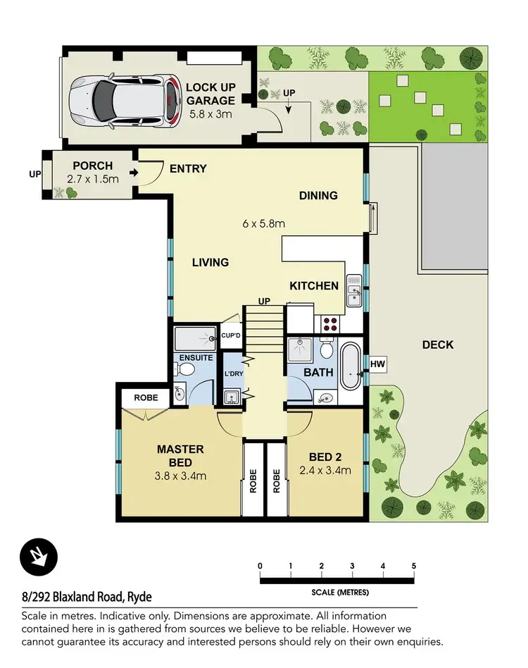 Floorplan of Homely villa listing, 8/292-298 Blaxland Road, Ryde NSW 2112