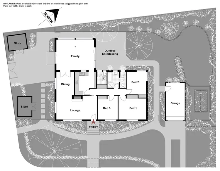 Floorplan of Homely house listing, 10 Vaughan Gardens, Narrabundah ACT 2604