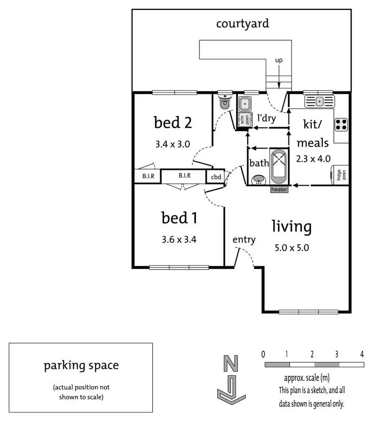 Floorplan of Homely unit listing, 3/10 Greenwood Avenue, Ringwood VIC 3134