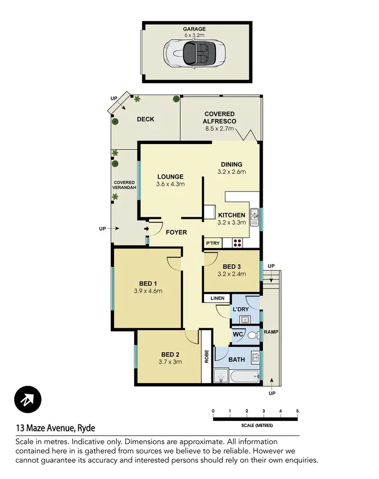 Floorplan of Homely house listing, 13 Maze Avenue, Ryde NSW 2112