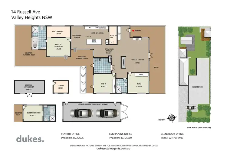 Floorplan of Homely house listing, 14 Russell Avenue, Valley Heights NSW 2777