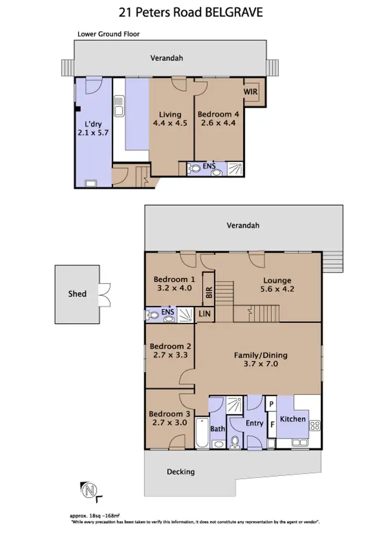 Floorplan of Homely house listing, 21 Peters Road, Belgrave VIC 3160