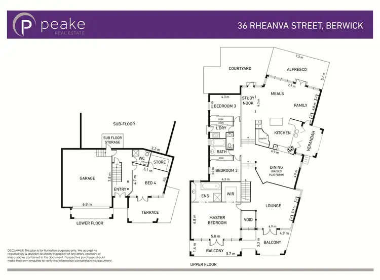 Floorplan of Homely house listing, 36 Rheanva Street, Berwick VIC 3806