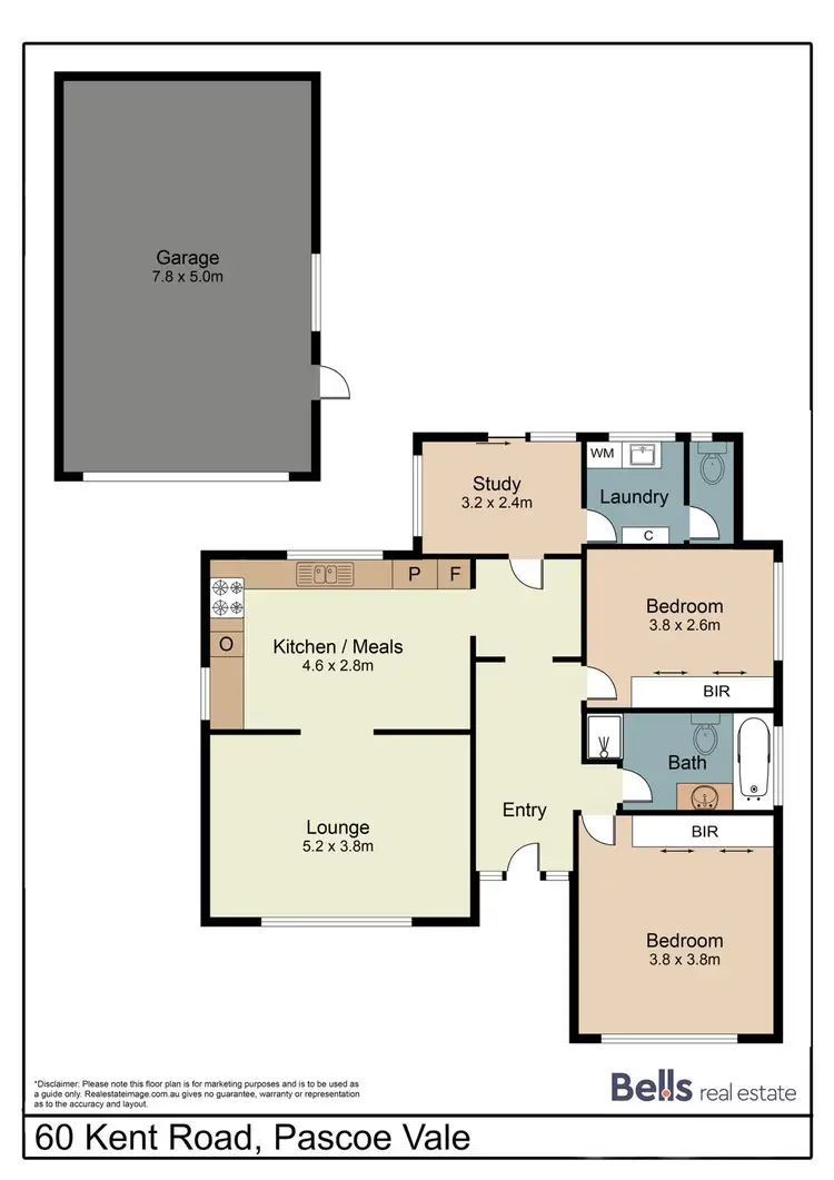 Floorplan of Homely house listing, 60 Kent Road, Pascoe Vale VIC 3044