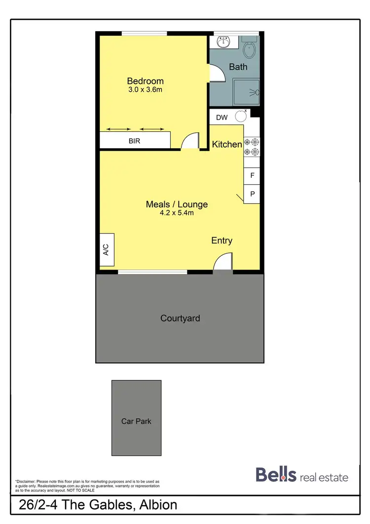 Floorplan of Homely apartment listing, 26/2-4 The Gables, Albion VIC 3020