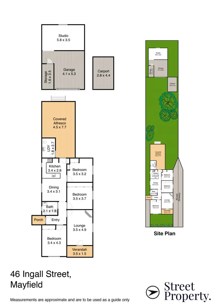 Floorplan of Homely house listing, 46 Ingall Street, Mayfield NSW 2304