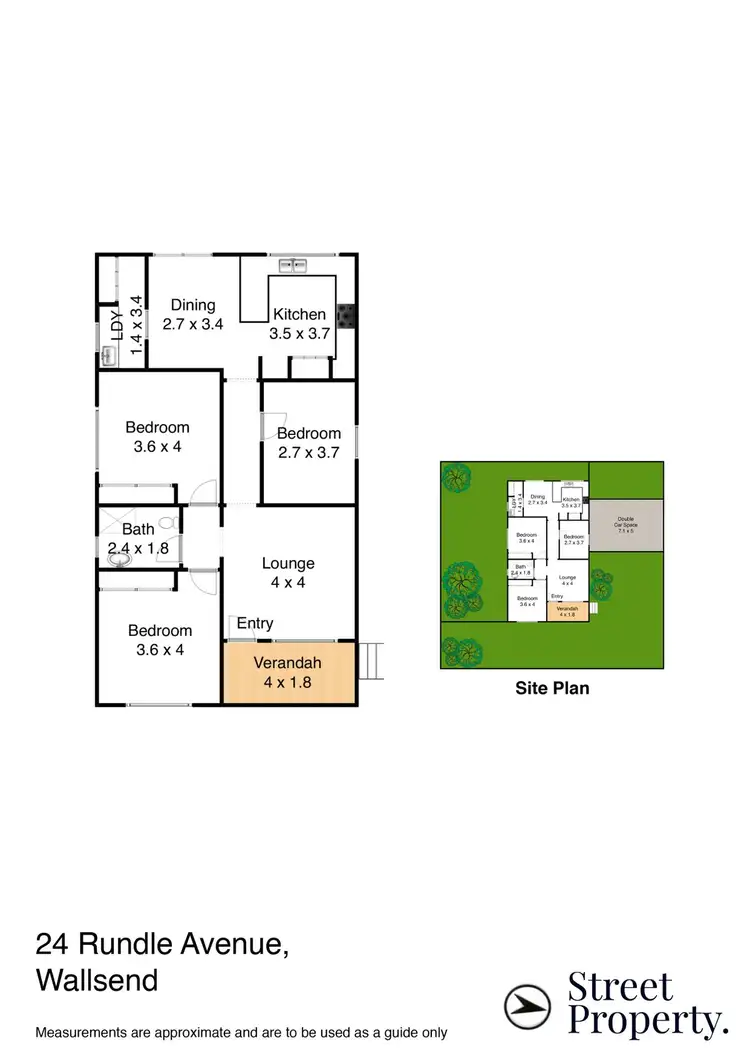 Floorplan of Homely house listing, 24 Rundle Avenue, Wallsend NSW 2287