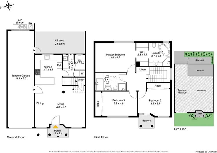 Floorplan of Homely townhouse listing, 4/35-37 Solander Street, Monterey NSW 2217