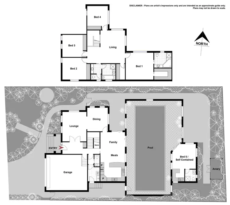 Floorplan of Homely house listing, 140 Hopetoun Circuit, Yarralumla ACT 2600