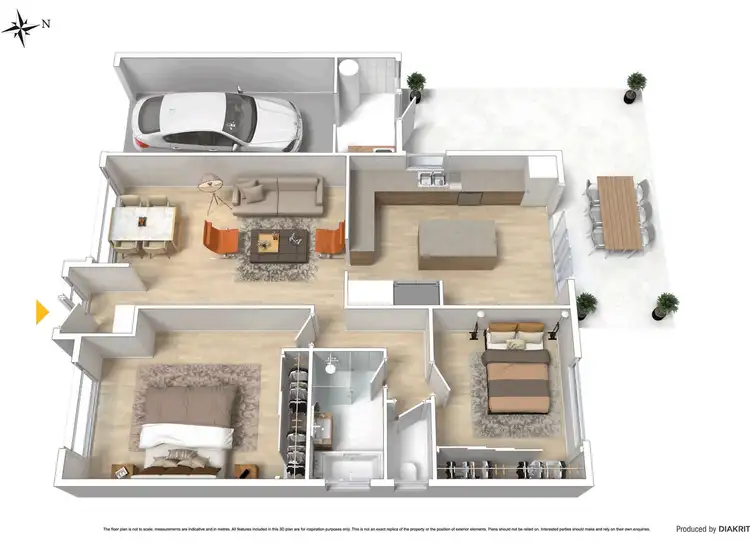 Floorplan of Homely villa listing, 18/11-15 Fontainebleau Street, Sans Souci NSW 2219