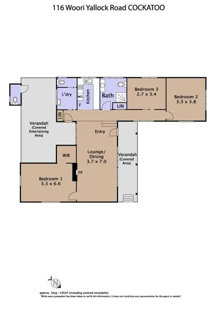 Floorplan of Homely house listing, 116 Woori Yallock Road, Cockatoo VIC 3781