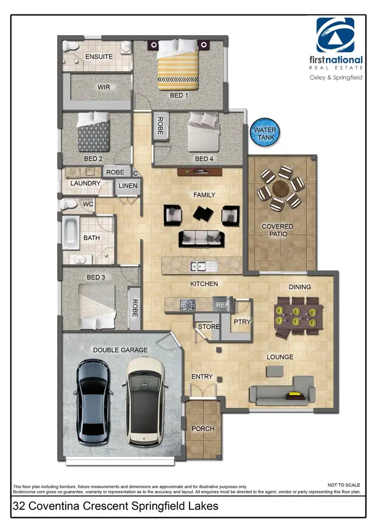 Floorplan of Homely house listing, 32 Coventina Crescent, Springfield Lakes QLD 4300