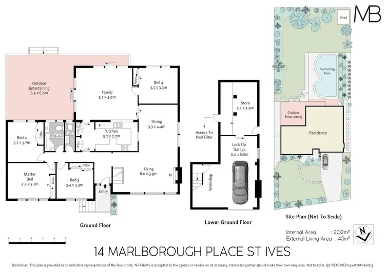 Floorplan of Homely house listing, 14 Marlborough Place, St Ives NSW 2075