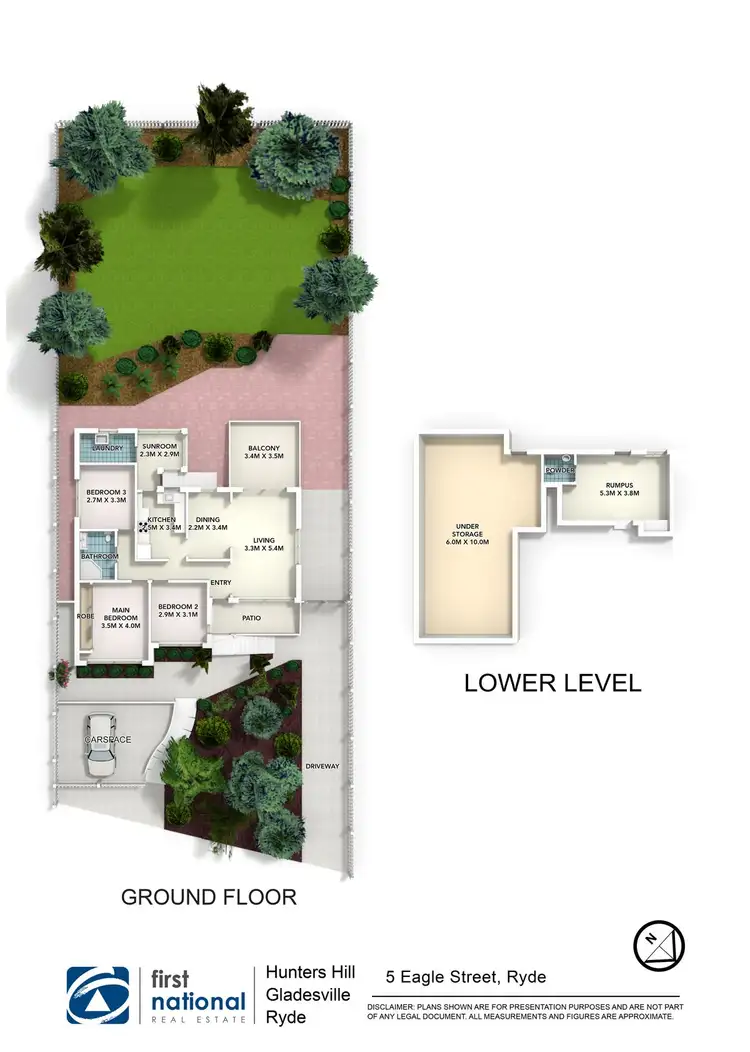 Floorplan of Homely house listing, 5 Eagle Street, Ryde NSW 2112