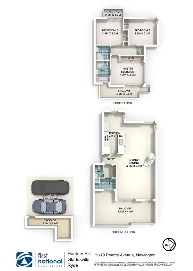 Floorplan of Homely apartment listing, 11/19 Pearce Avenue, Newington NSW 2127