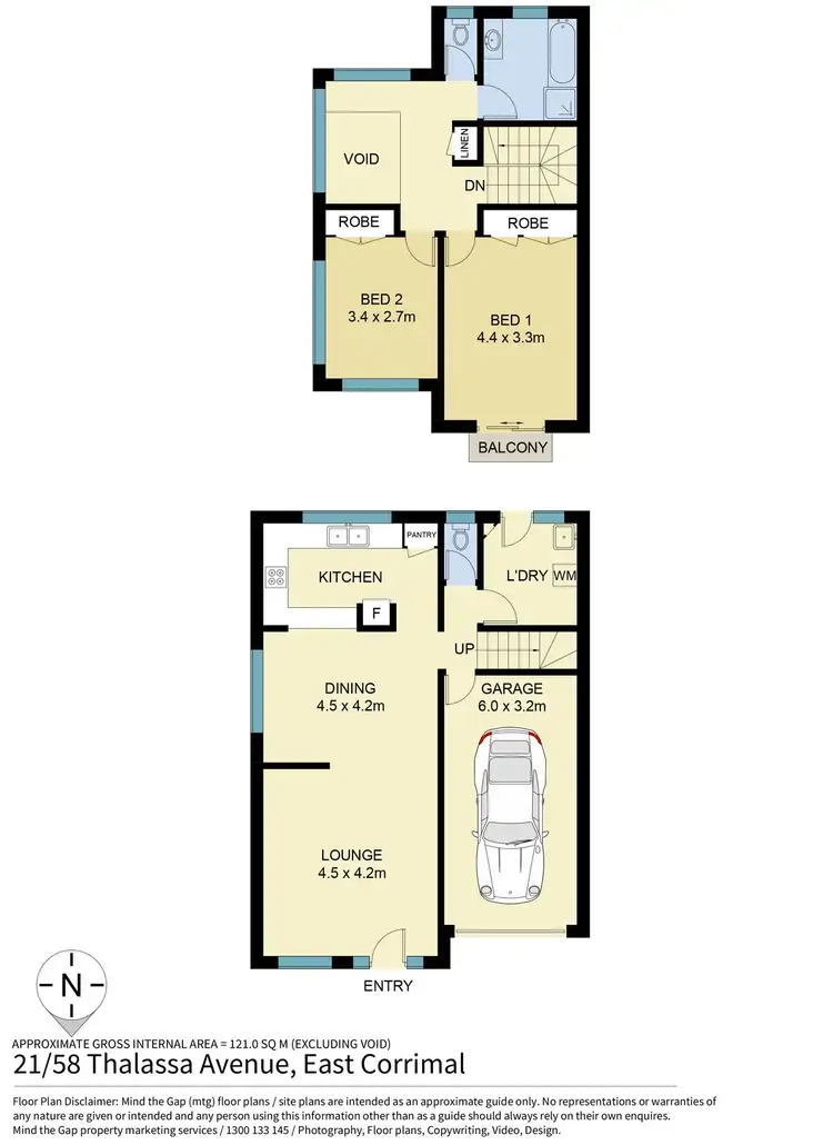 Floorplan of Homely townhouse listing, 21/58 Thalassa Avenue, East Corrimal NSW 2518