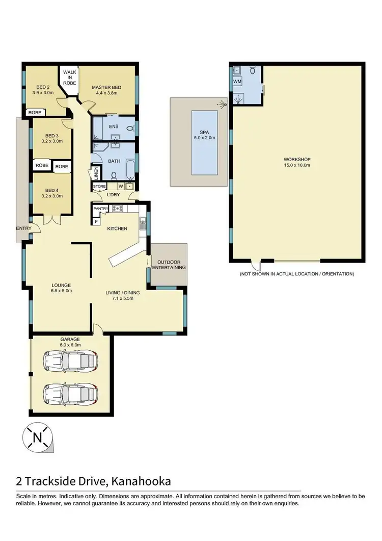 Floorplan of Homely house listing, 2 Trackside Drive, Kanahooka NSW 2530