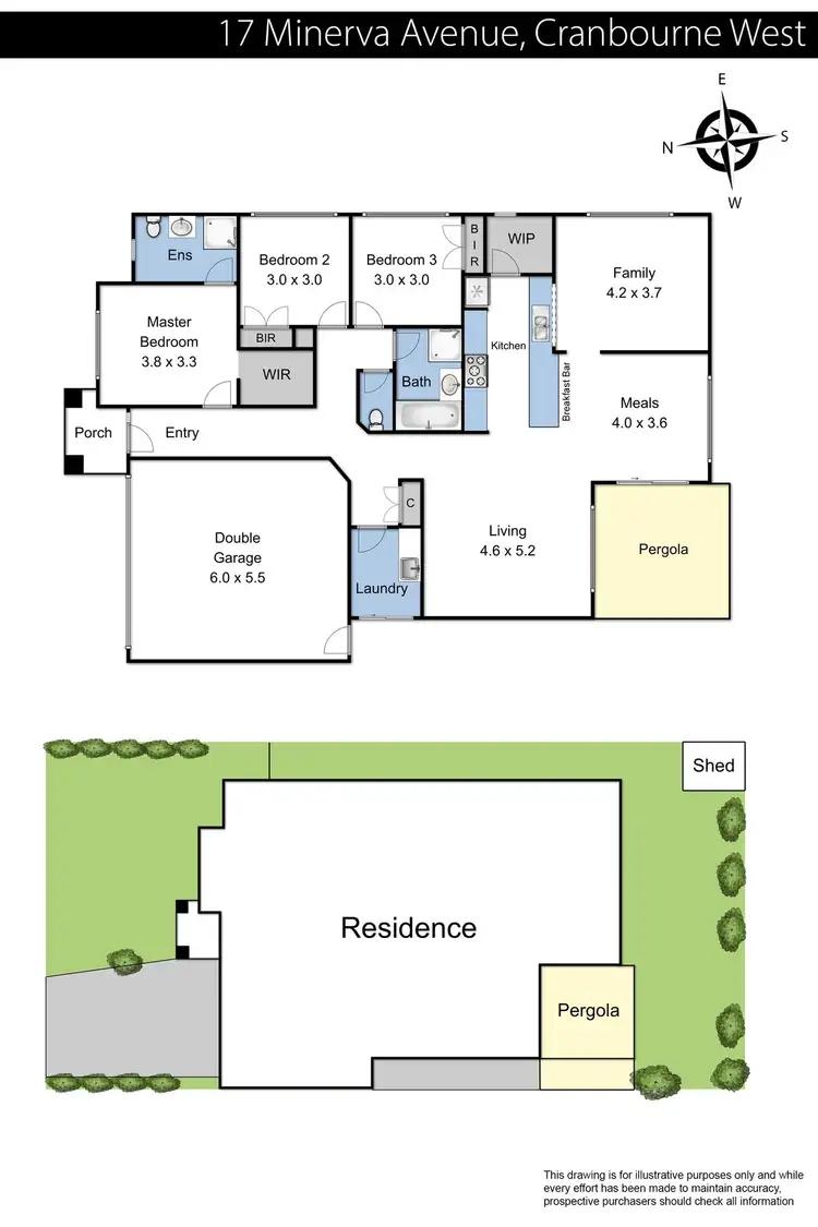 Floorplan of Homely house listing, 17 Minerva Avenue, Cranbourne West VIC 3977