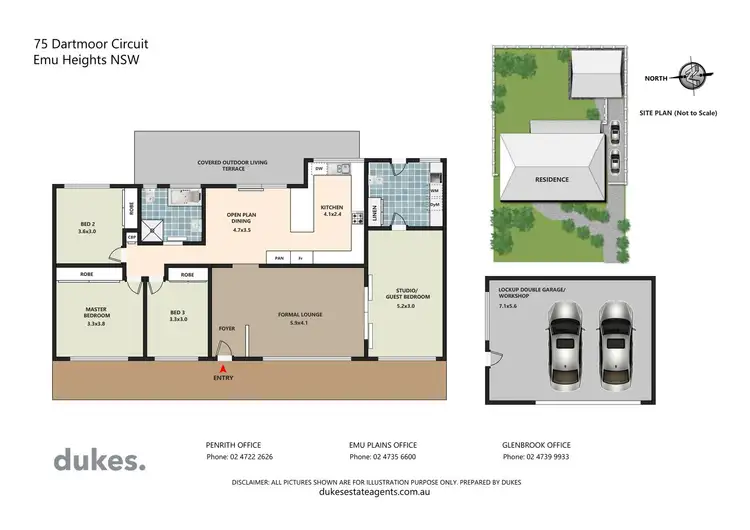 Floorplan of Homely house listing, 75 Dartmoor Circuit, Emu Heights NSW 2750