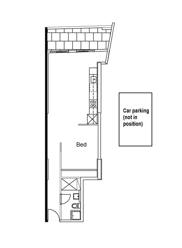 Floorplan of Homely apartment listing, 402/330 Lygon Street, Brunswick East VIC 3057