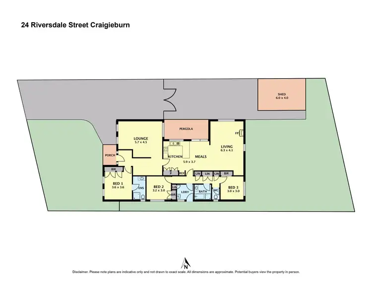 Floorplan of Homely house listing, 24 Riversdale Street, Craigieburn VIC 3064