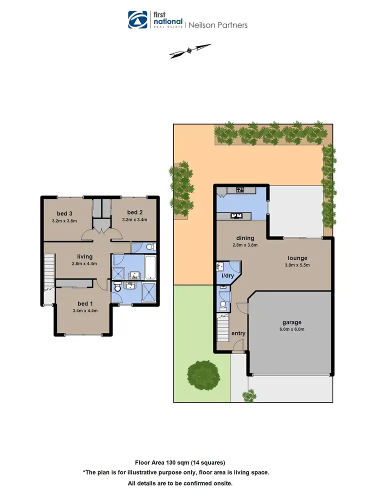 Floorplan of Homely townhouse listing, 9 Hammond Crescent, Officer VIC 3809