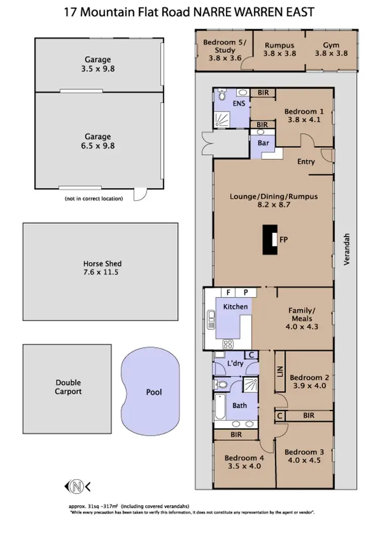 Floorplan of Homely house listing, 17 Mountain Flat Road, Narre Warren East VIC 3804