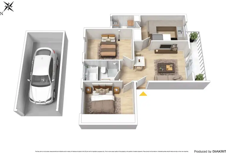 Floorplan of Homely unit listing, 6/35 Macdonald Street, Lakemba NSW 2195