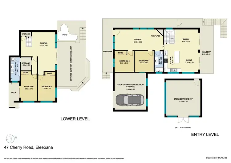Floorplan of Homely house listing, 47 Cherry Road, Eleebana NSW 2282