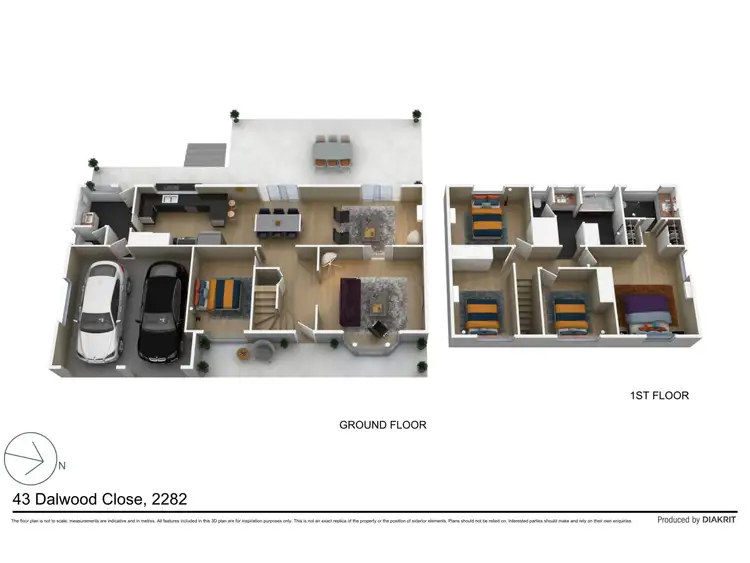 Floorplan of Homely house listing, 43 Dalwood Close, Eleebana NSW 2282