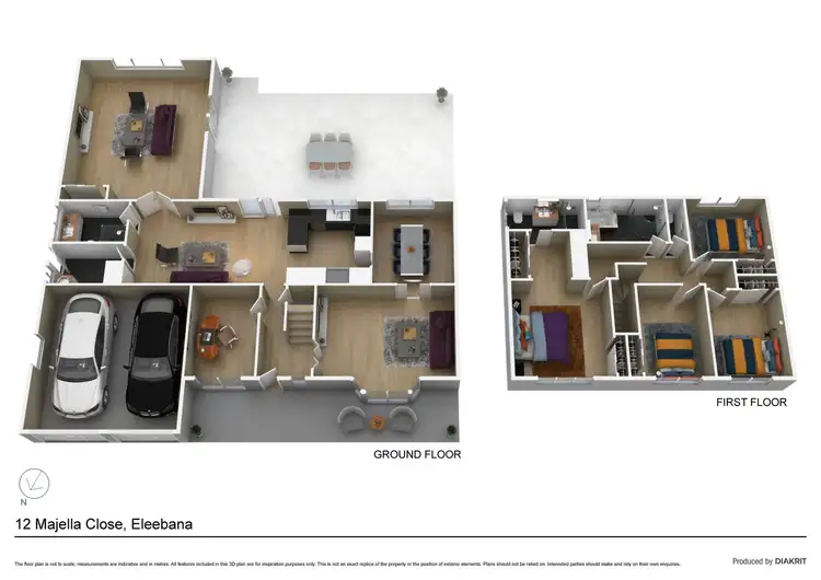 Floorplan of Homely house listing, 12 Majella Close, Eleebana NSW 2282