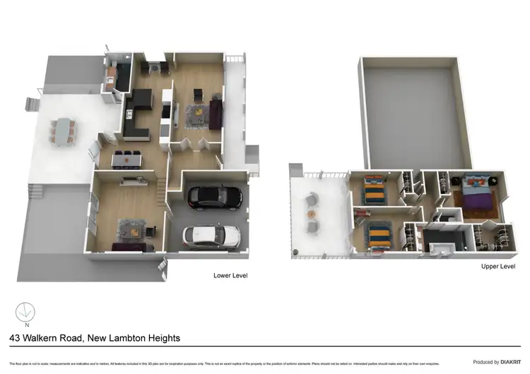 Floorplan of Homely house listing, 43 Walkern Road, New Lambton Heights NSW 2305
