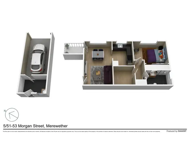 Floorplan of Homely unit listing, 5/51 Morgan Street, Merewether NSW 2291