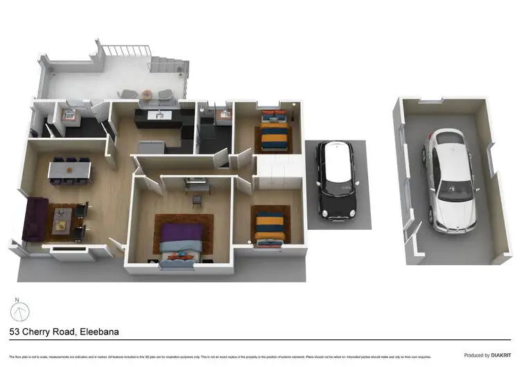 Floorplan of Homely house listing, 53 Cherry Road, Eleebana NSW 2282